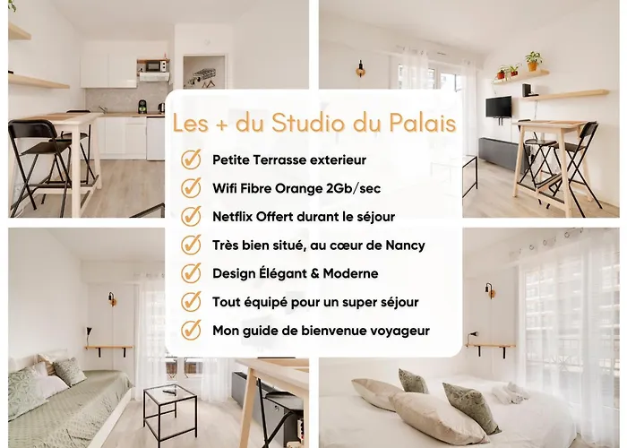 公寓 Le Du Palais - Centre Gare Congres - 2 Pers *